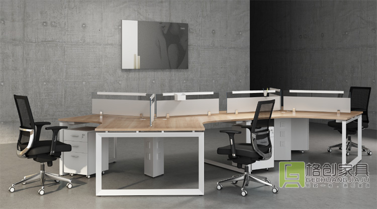 板式辦公桌圖片